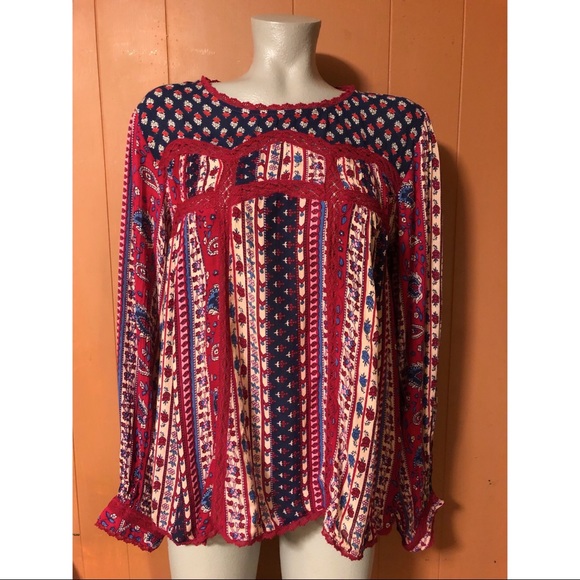 NWT Anthropologie Maeve Gretchen Patchwork Blouse 4 - Picture 4 of 15